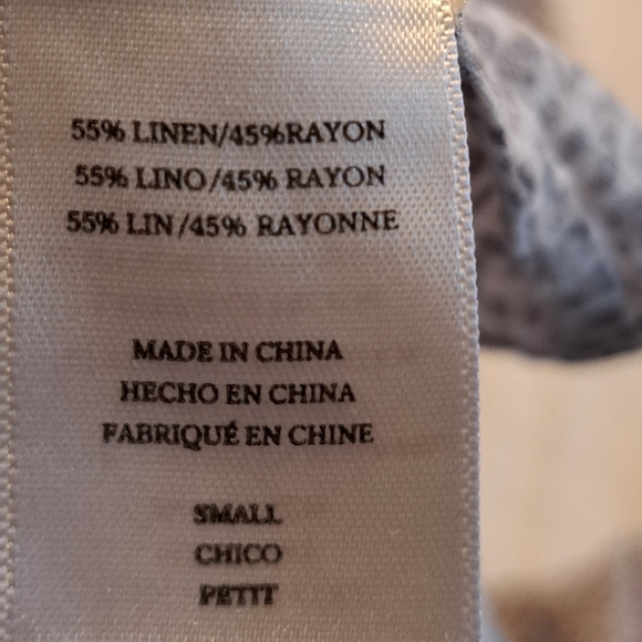 Rails women's size Small Angelina Sand Cheetah linen blend dress EUC - Picture 6 of 10